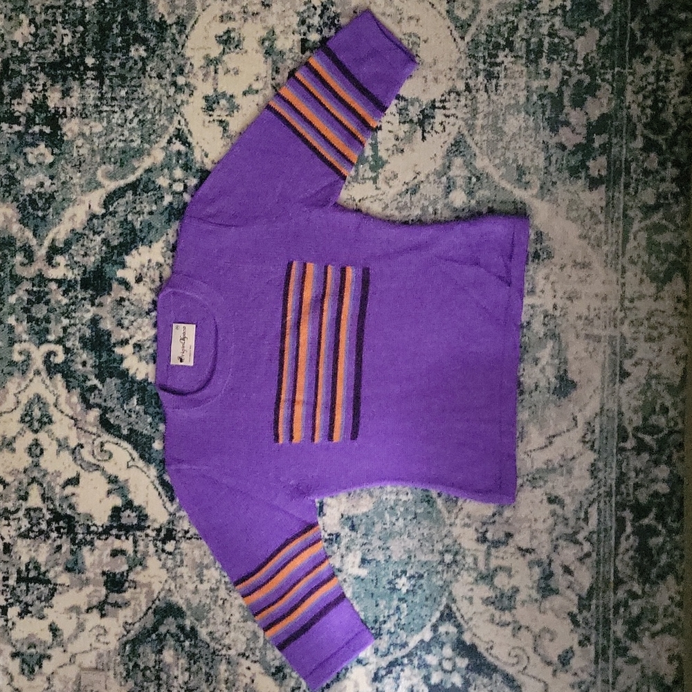 Origin Alpaca, size M, purple Alpaca sweater.